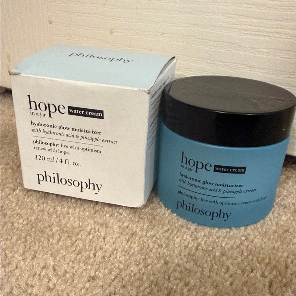 Philosophy Hope in a Jar Water Cream - Blue and White